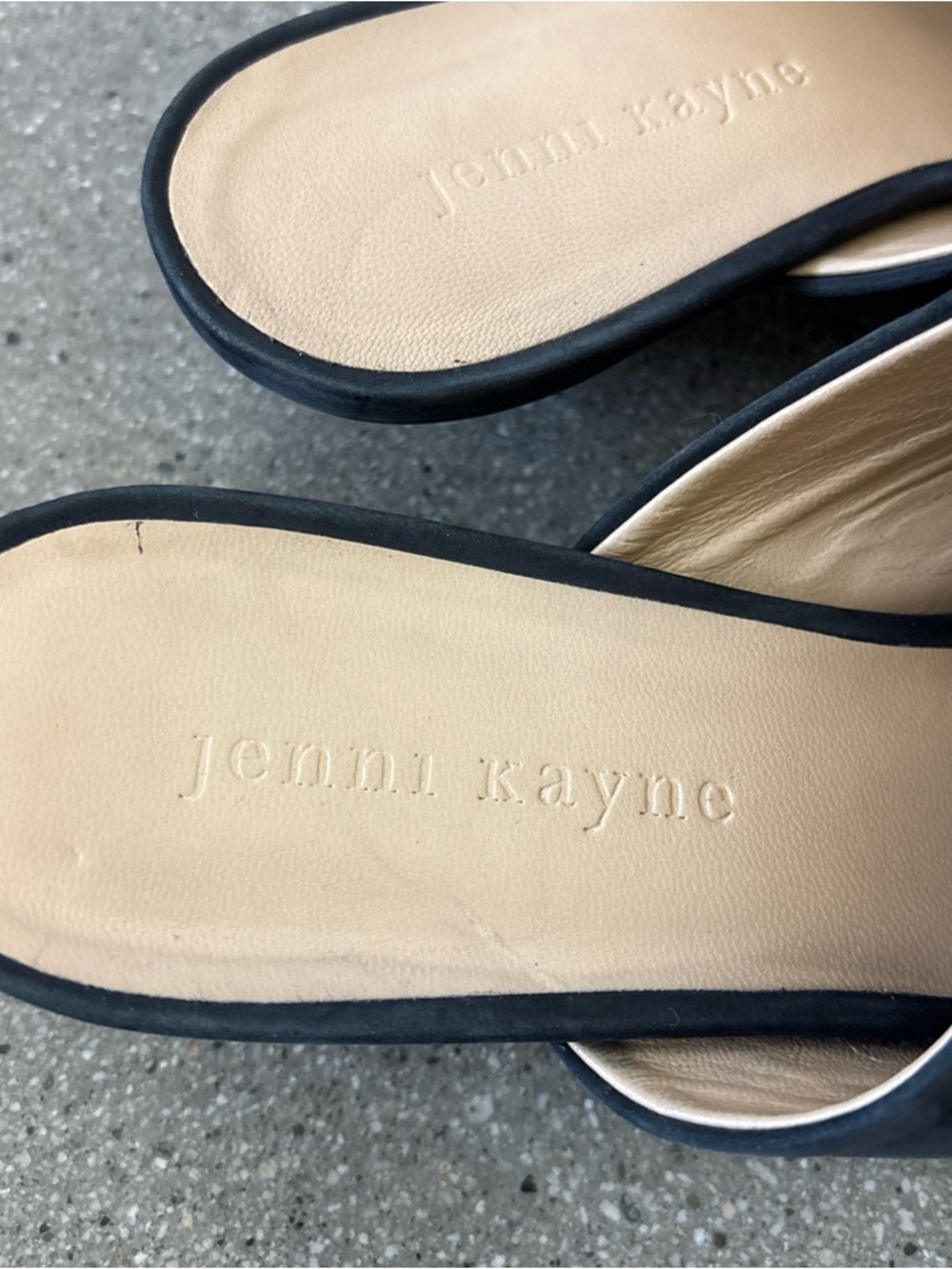 Jenni Kayne Black Pointed Suede Mules - Picture 6 of 10